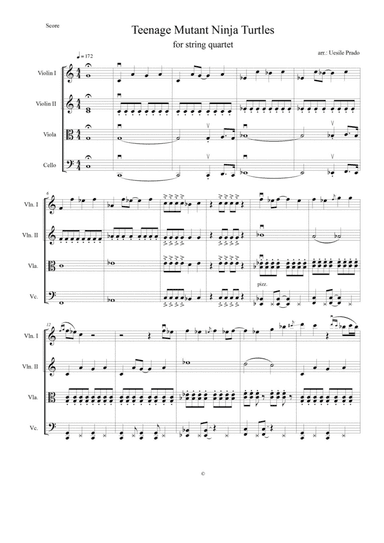 Teenage Mutant Ninja Turtles (arr. Uesile Prado)