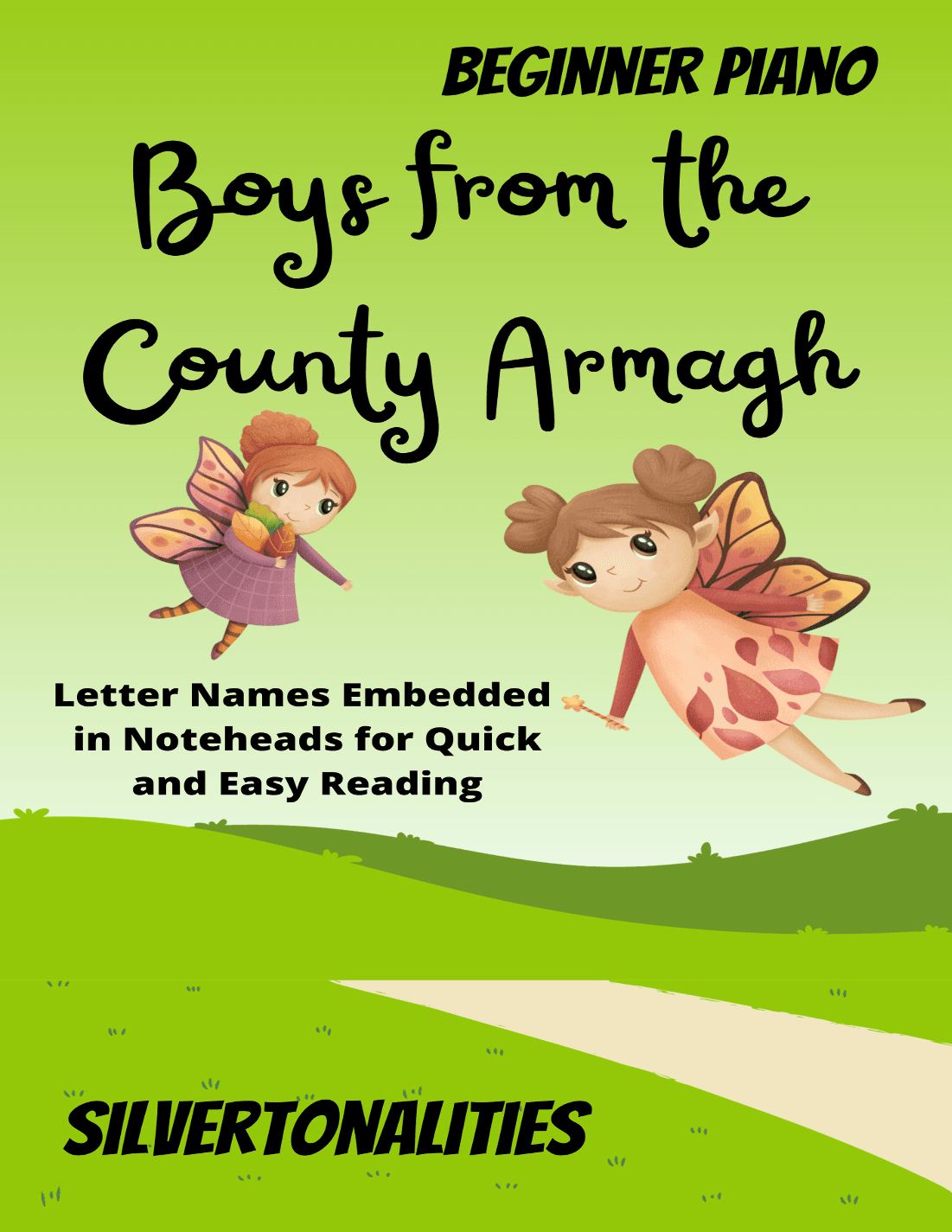 The Boys from the County Armagh for Beginner Piano (arr. SilverTonalities)
