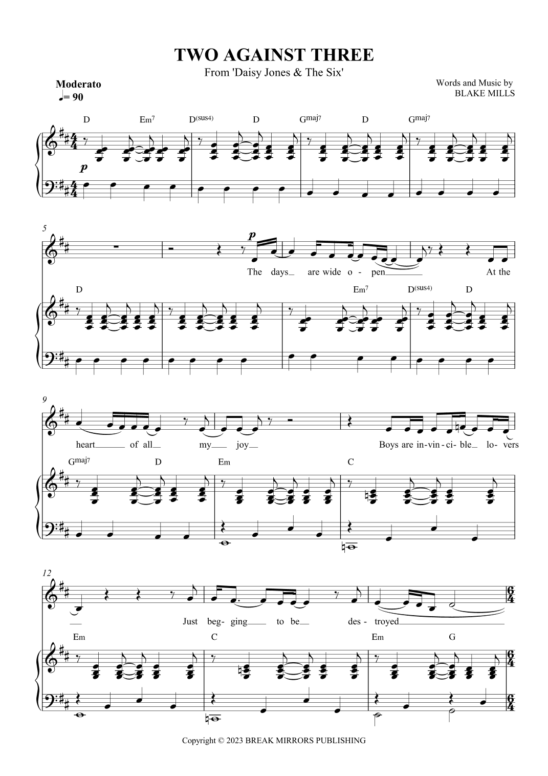 Two Against Three (arr. SCMusic)