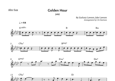 Golden Hour (arr. C. B. Harrison)