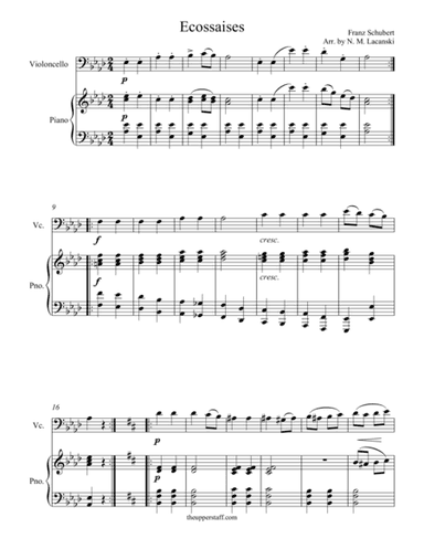 Ecossaises (arr. Nick Lacanski)