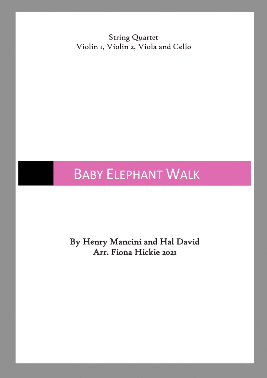 Baby Elephant Walk (arr. Fiona Hickie)