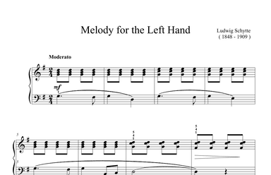 Schytte Melody for the Left Hand (arr. Ben Choupak)