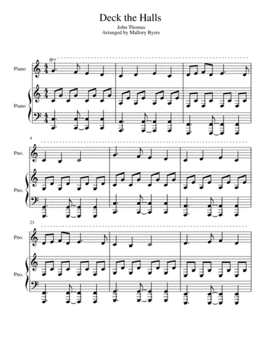 Deck the Halls (arr. Mallory Byers)