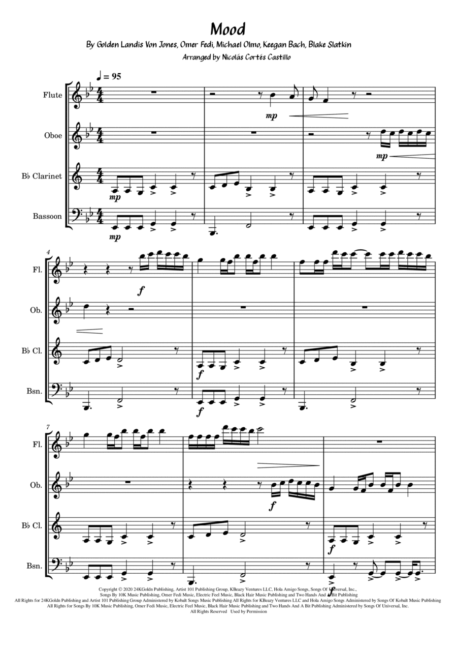 Mood (arr. Nicolás Cortés Castillo)
