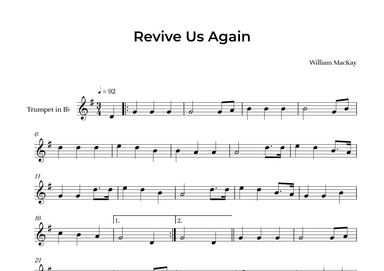 Revive Us Again (arr. Alliance Edition)