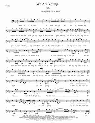 We Are Young (arr. Kevin Busse)