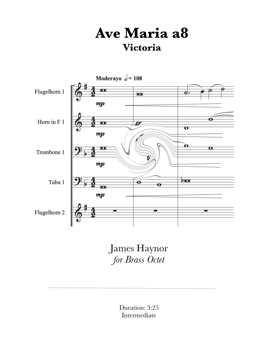 Ave Maria a8 for Brass Octet (arr. James Haynor)