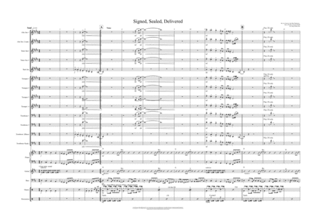Signed, Sealed, Delivered I'm Yours (arr. Daryl McKenzie)
