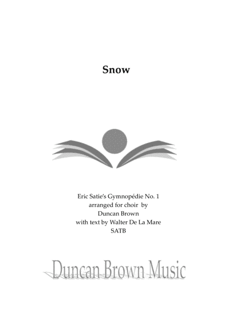 Snow (arr. Duncan Brown)