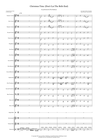 Christmas Time (don't Let The Bells End) (arr. Chris Osborn)