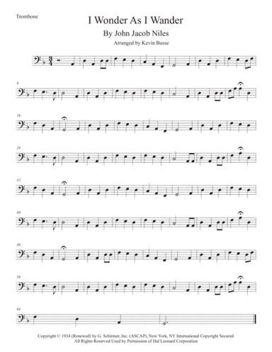 I Wonder As I Wander (arr. Kevin Busse)