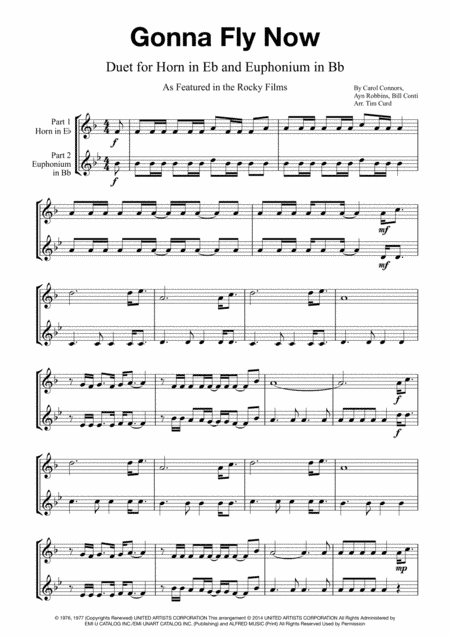 Gonna Fly Now (arr. Tim Curd)