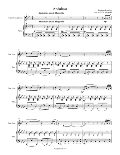 Andaluza (arr. Nick Lacanski)