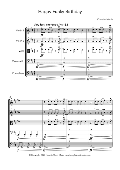 Happy Funky Birthday (arr. Christian Morris)