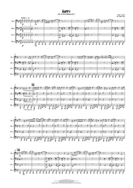 Happy (arr. Graham Boag)