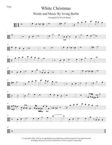 White Christmas (arr. Kevin Busse)