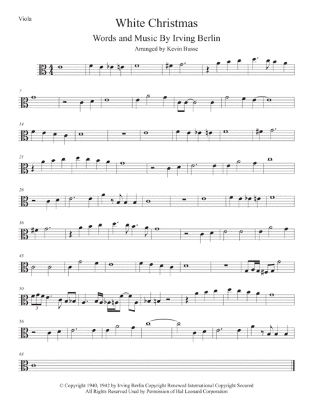 White Christmas (arr. Kevin Busse)