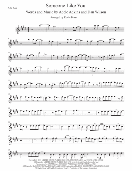 Someone Like You (arr. Kevin Busse)