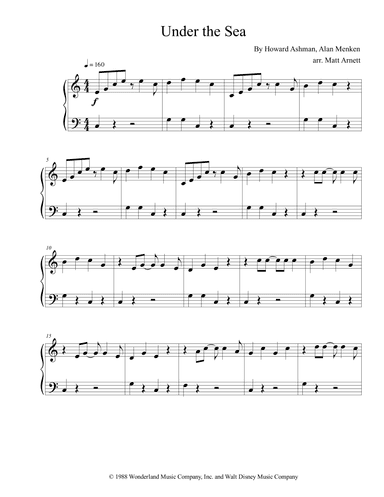 Under The Sea (arr. Matt Arnett)