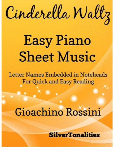 Cinderella Waltz Easy Piano Sheet Music (arr. SilverTonalities)