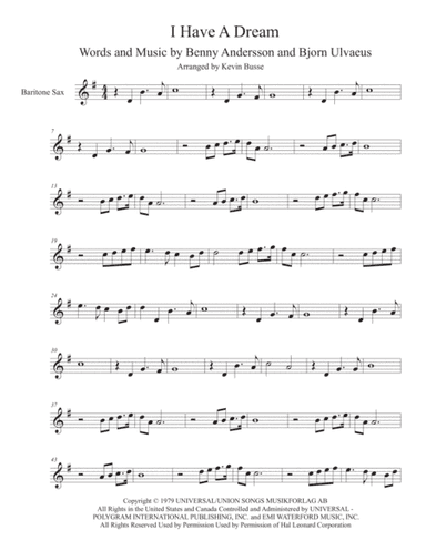 I Have A Dream (arr. Kevin Busse)