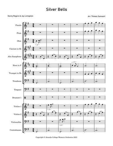 Silver Bells (arr. Thihela Somasiri)