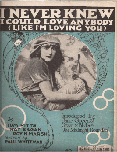 I Never Knew I Could Love Anybody (arr. Enea A.)