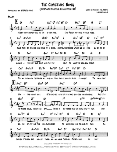 The Christmas Song (chestnuts Roasting On An Open Fire) (arr. Stephen Bulat)
