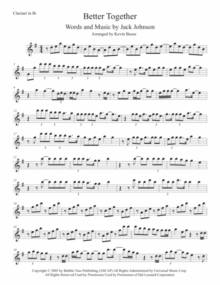 Better Together (arr. Kevin Busse)