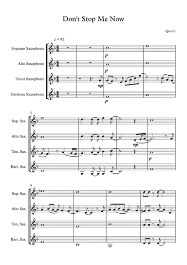 Don't Stop Me Now (arr. Jessica Taylor)