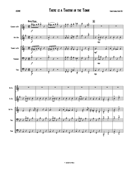 There is a Tavern in the Town (arr. Tim Olt)