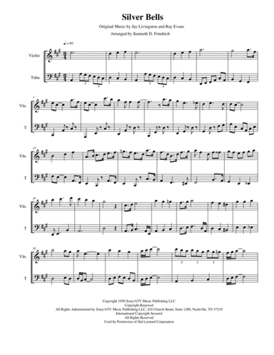 Silver Bells (arr. Kenneth D. Friedrich)