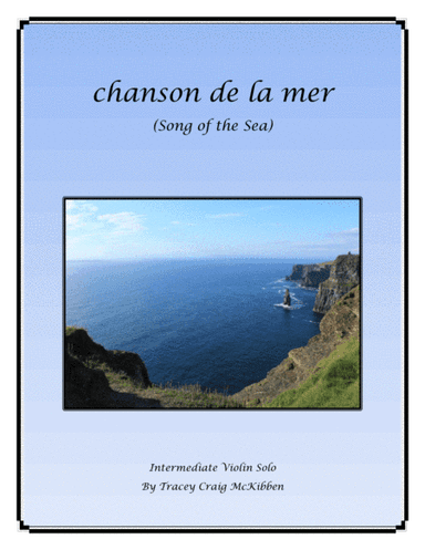 chanson de la mer for Violin Solo