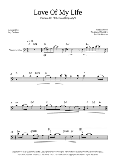 Love Of My Life (arr. Iury Cardoso)
