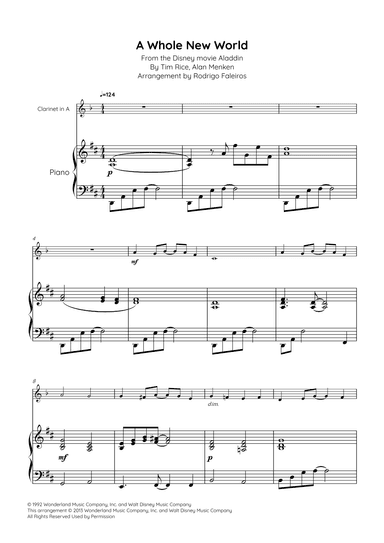 A Whole New World (arr. Rodrigo Faleiros)