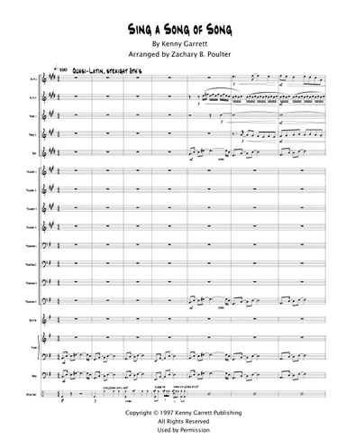 Sing A Song Of Song (arr. Zachary B. Poulter)