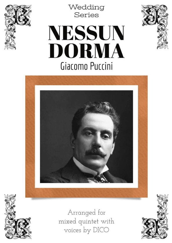 NESSUN DORMA - for voices & flexible quintet (arr. Dico)