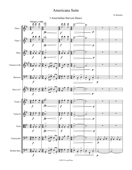 Americana Suite for Chamber Orchestra