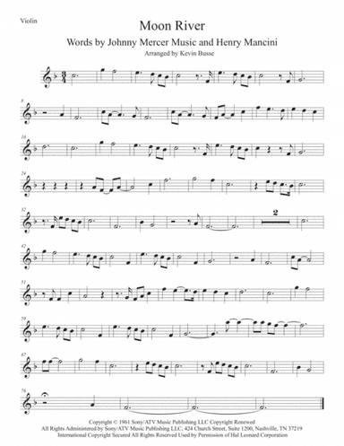 Moon River (arr. Kevin Busse)