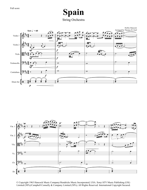 Spain (arr. Thomas Graf)