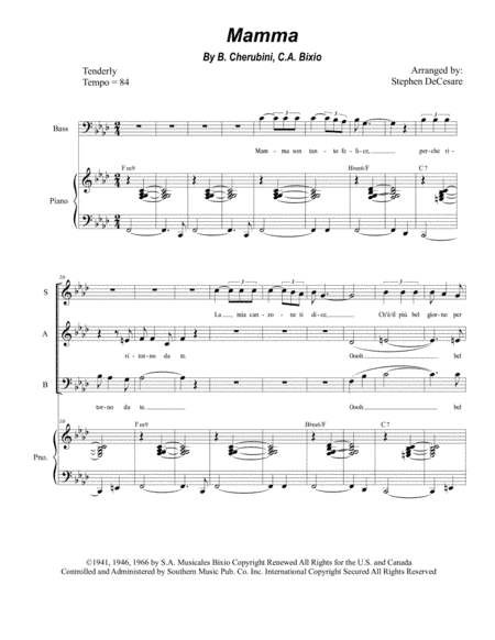 Mama (mamma) (arr. Stephen DeCesare)