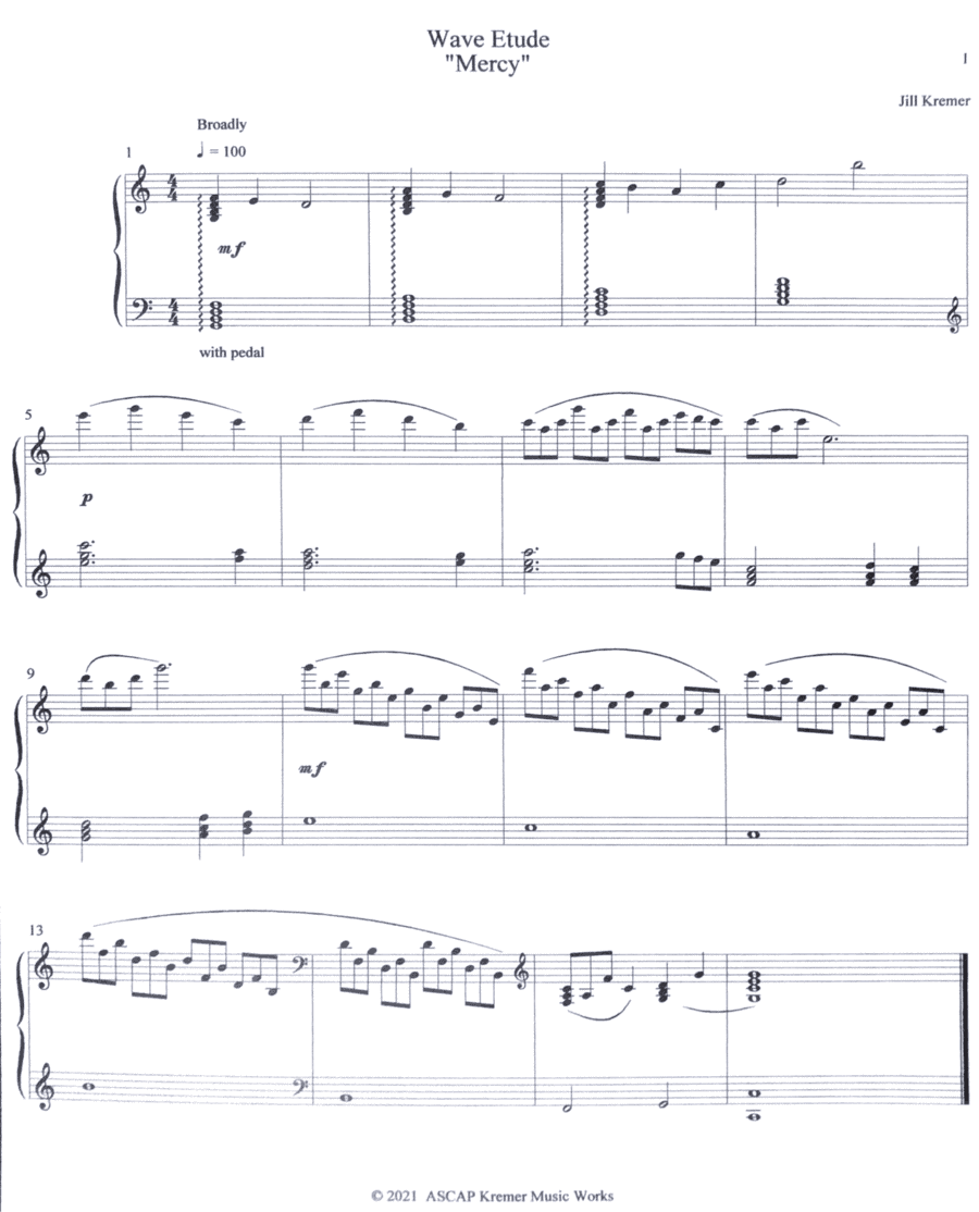 Wave Etude "Mercy"