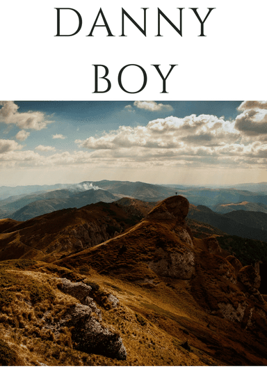 Danny Boy (Londonderry Air) Easy to Intermediate in G major for Clarinet solo. Small Arrangement. (arr. Matheus Araújo)