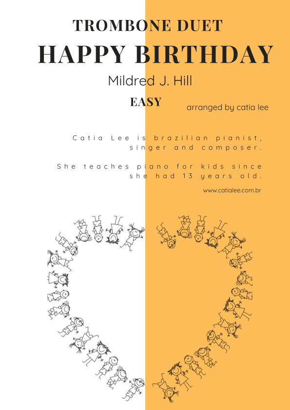 Happy birthday for trombone duet (arr. Catia Lee)