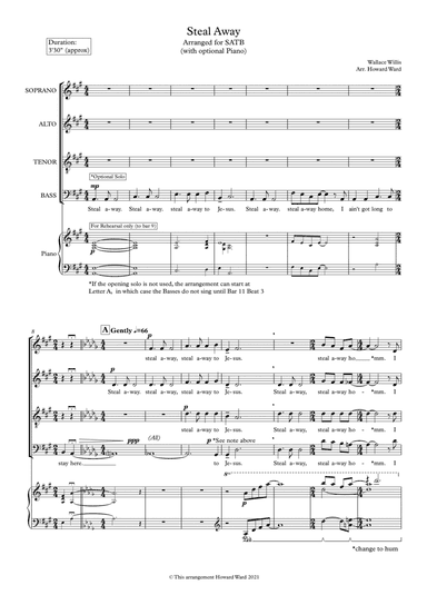 Steal Away (to Jesus) (arr. Howard Ward)