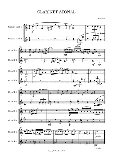 Clarinet Atonal