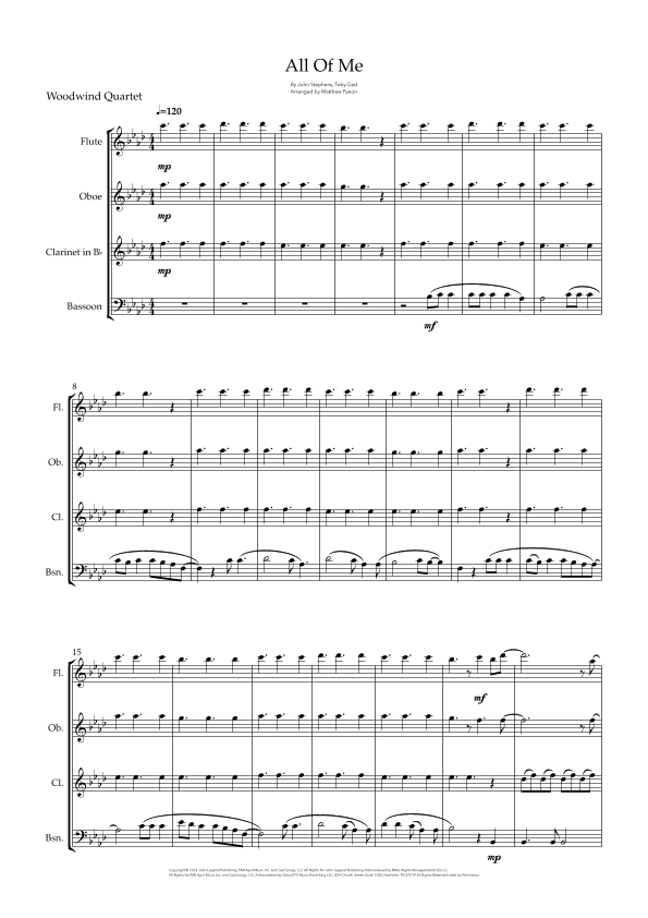 All Of Me (arr. Matthew pyeon)