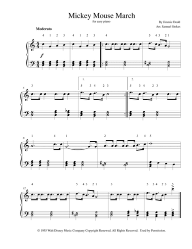 Mickey Mouse March (arr. Samuel Stokes)