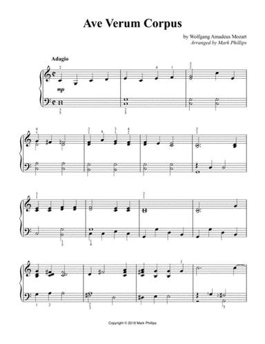Ave Verum Corpus (arr. Mark Phillips)